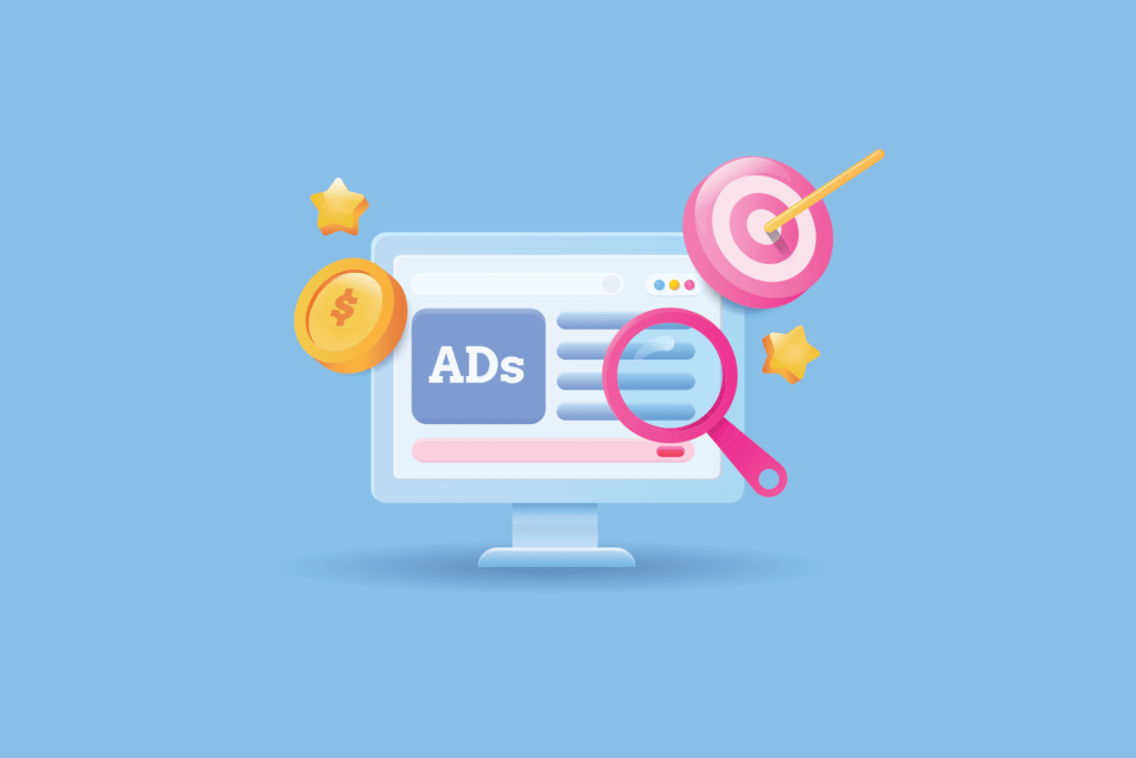 надпись Ads