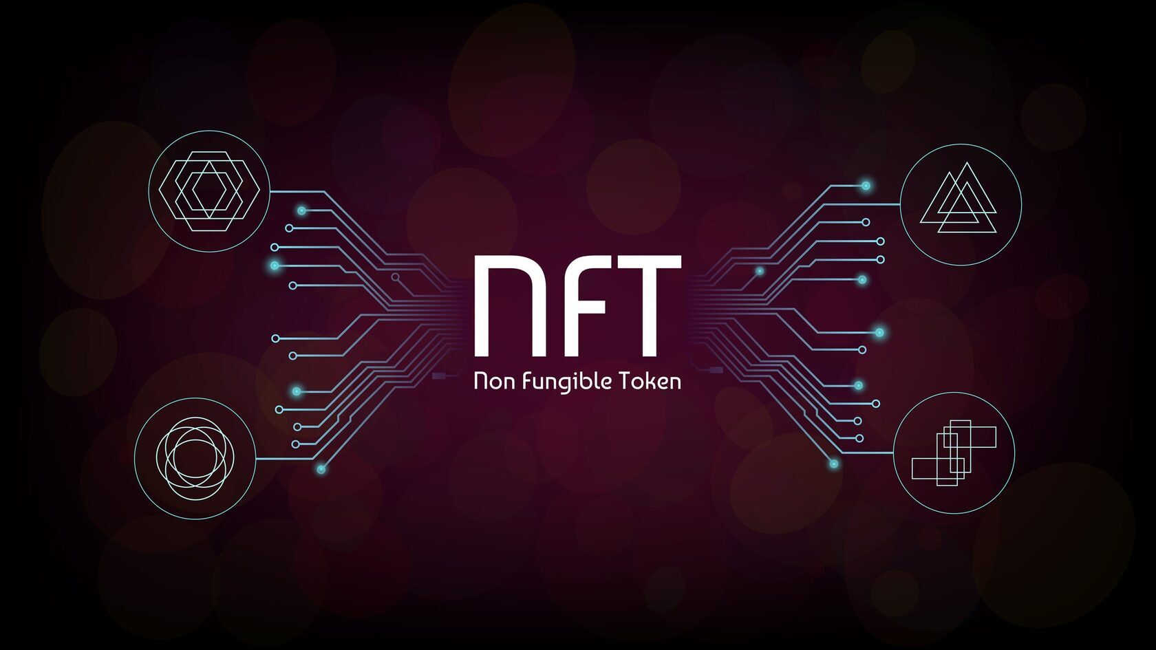 надпись nft